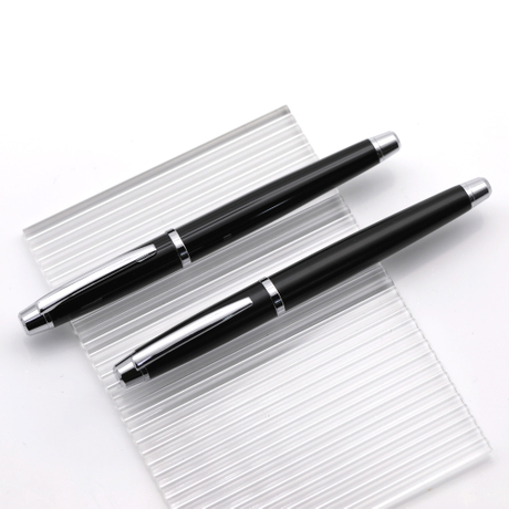 161 High Quality Luxury Metal Business Black Fountain Pen